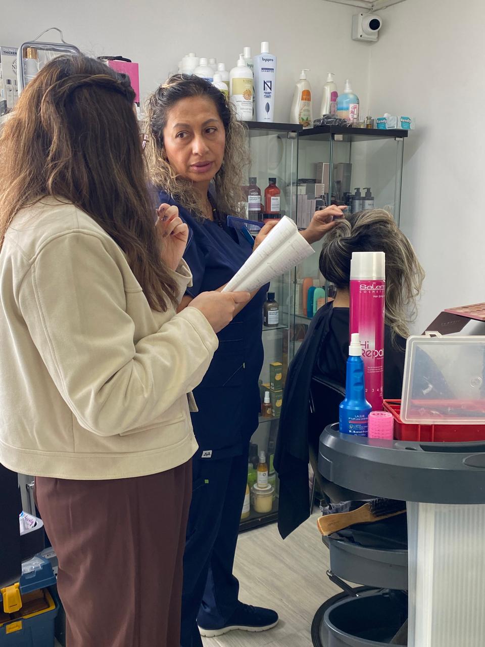 Consulta personalizada con la estilista