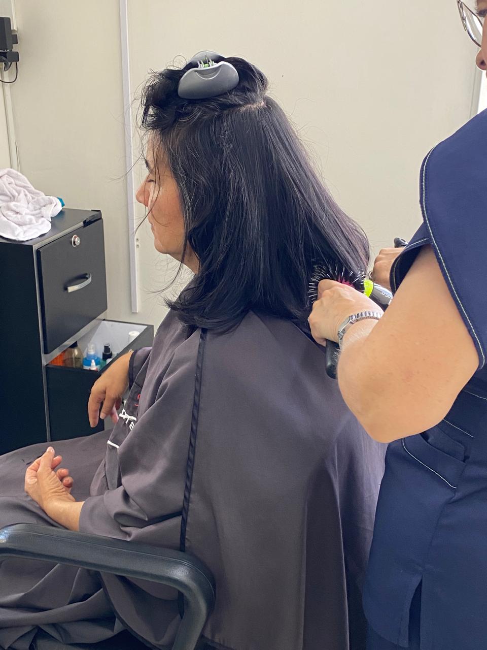 Cepillado y secado de cabello